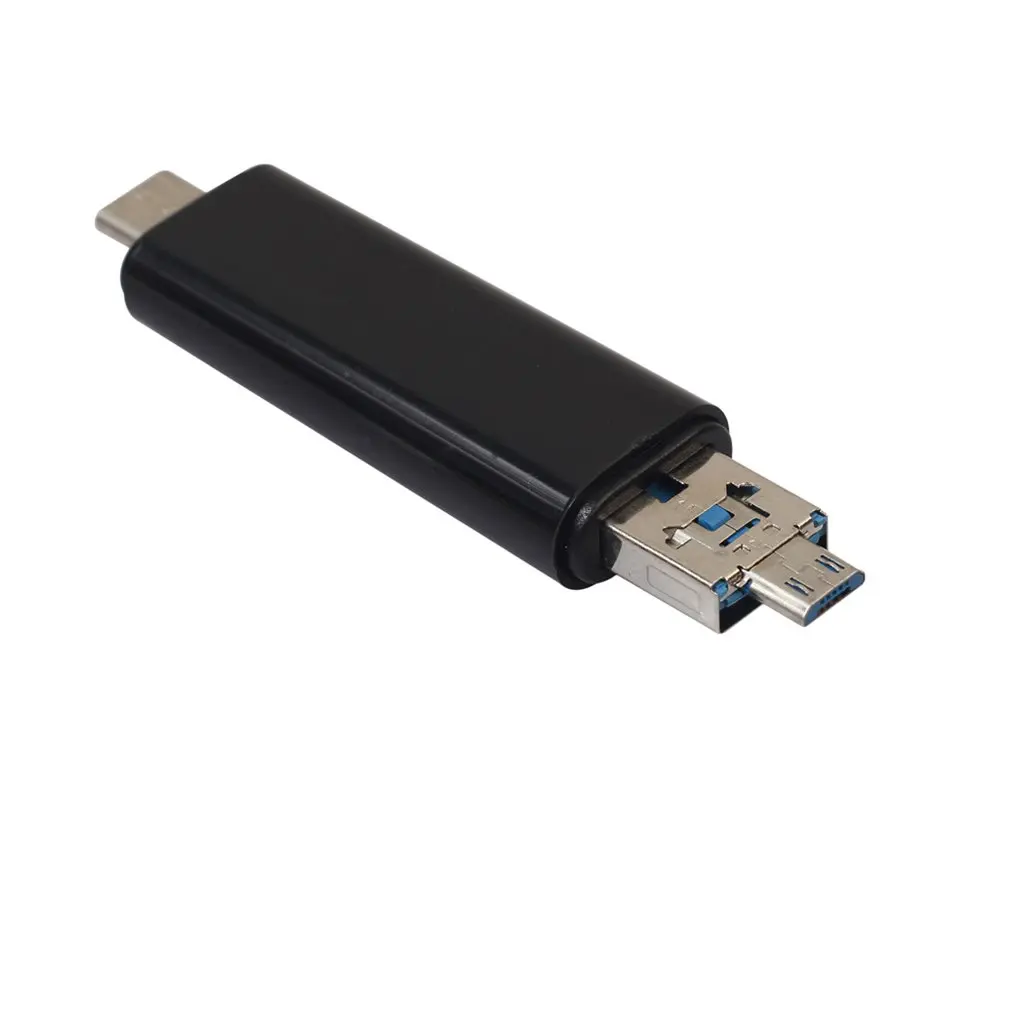Многофункциональный 5 в 1 type-C кард-ридер Micro usb type-C флэш-накопитель адаптер разъем Высокоскоростной считыватель карт памяти