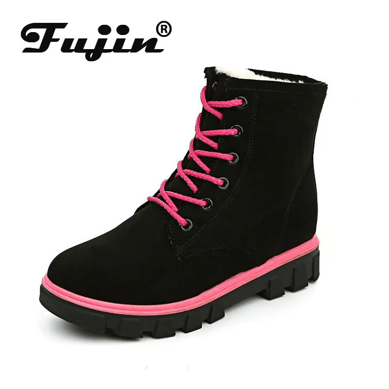 Fujin/женские зимние сапоги Женские Прямая поставка Новая женская зимняя обувь