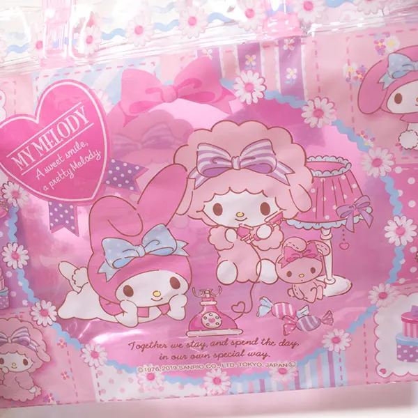 Прозрачная пляжная сумка с героями мультфильмов Melody RILU прозрачная из ПВХ для