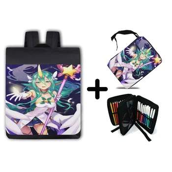 

PACK BACKPACK AND CASE GIRL MAGICA UNICORN school