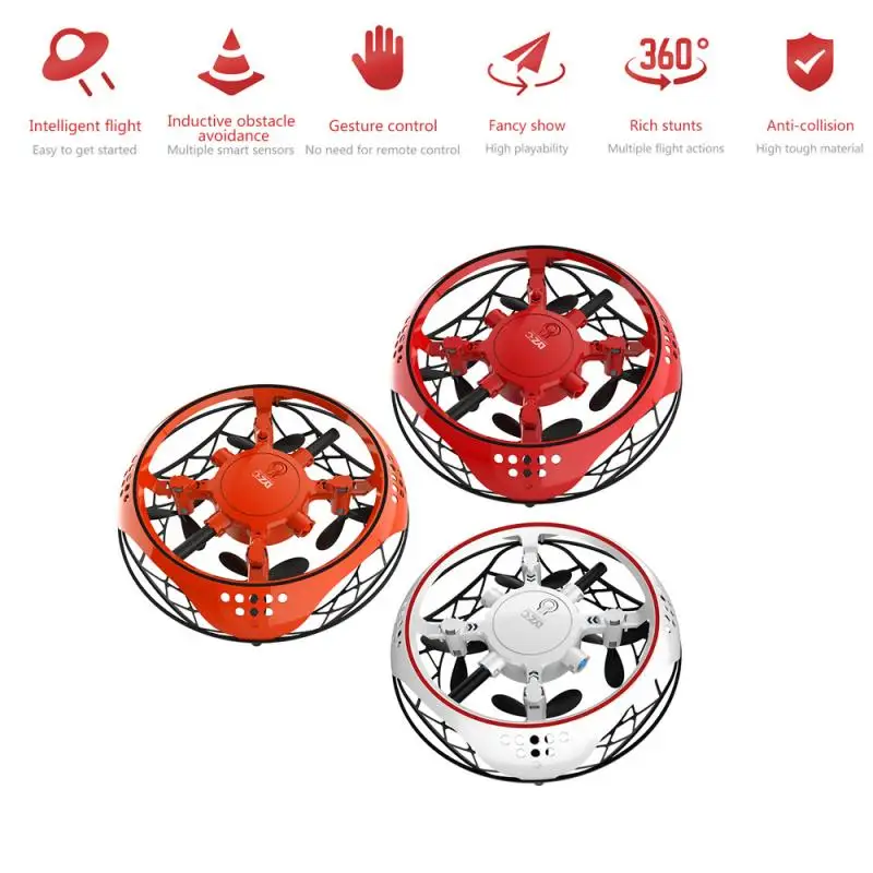 Mini Drones 360° Rotating Smart UFO Drohne für Kinder Fliegend Flugzeuge Toys
