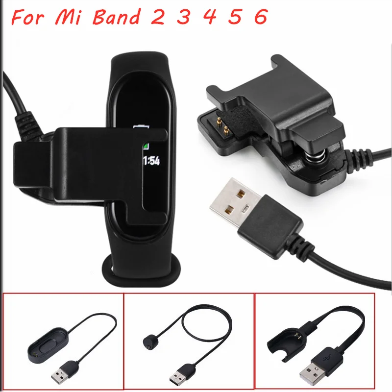 Зарядный кабель для Xiaomi Mi Band 6 5 4 3 2 Miband Смарт-браслет 5/6 зарядный USB зарядное