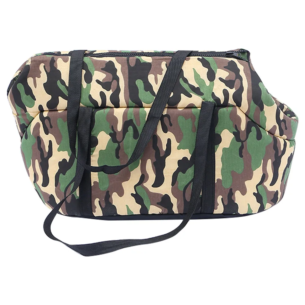 Модная переносная сумка для сна на плечо для путешествий, многофункциональная сумка для щенка, Подарочная камуфляжная грязестойкая сумка для домашних животных, переноска для собак на молнии