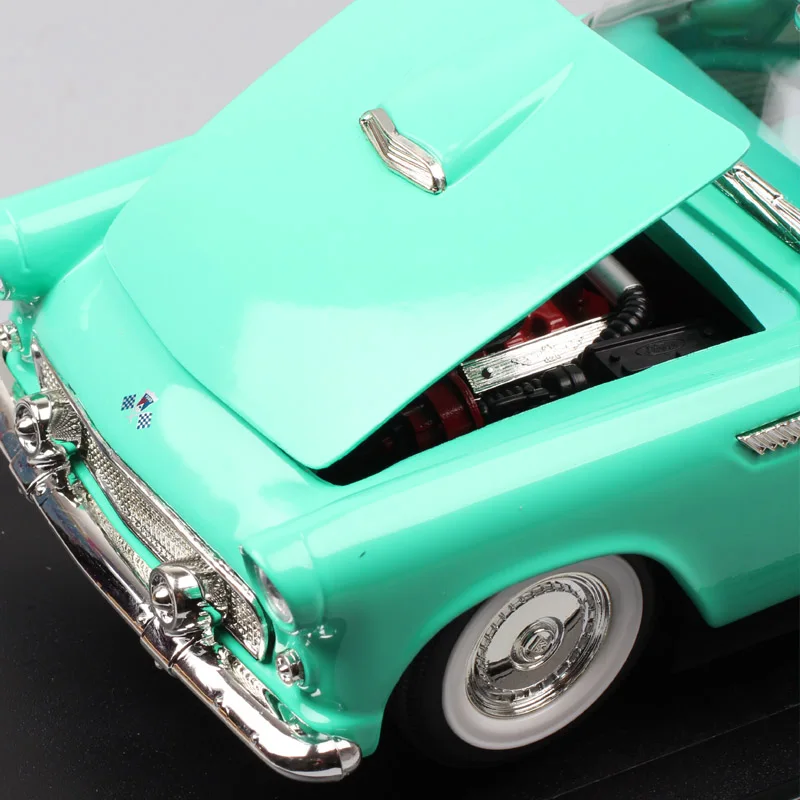 Дорожный знак большой 1:18 Масштаб 1955 Ford Thunderbird литая модель игрушечного автомобиля Replicas винтажная модель автомобиля для коллекции