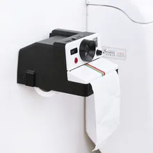 Креативный Ретро фотоаппарат Polaroid форма вдохновленная пластиковая, для салфеток коробки Туалетная рулонная бумага держатель коробка декор для ванной комнаты