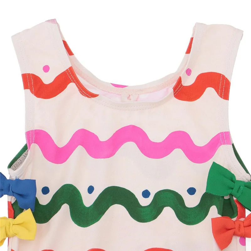 Брендовая одежда для плавания с галстуком-бабочкой для маленьких девочек американо-европейский стиль, Модный Купальник для девочек, детская пляжная одежда, купальные костюмы