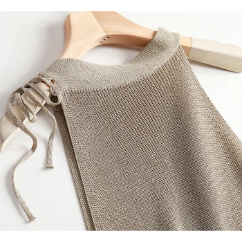 AOSSVIAO 2025 مثير س الرقبة الدانتيل يصل محبوك المحاصيل قميص نسائي لامعة لوركس تانك القمم الملابس الداخلية النساء ملابس الشارع الشهير غير رسمية 4