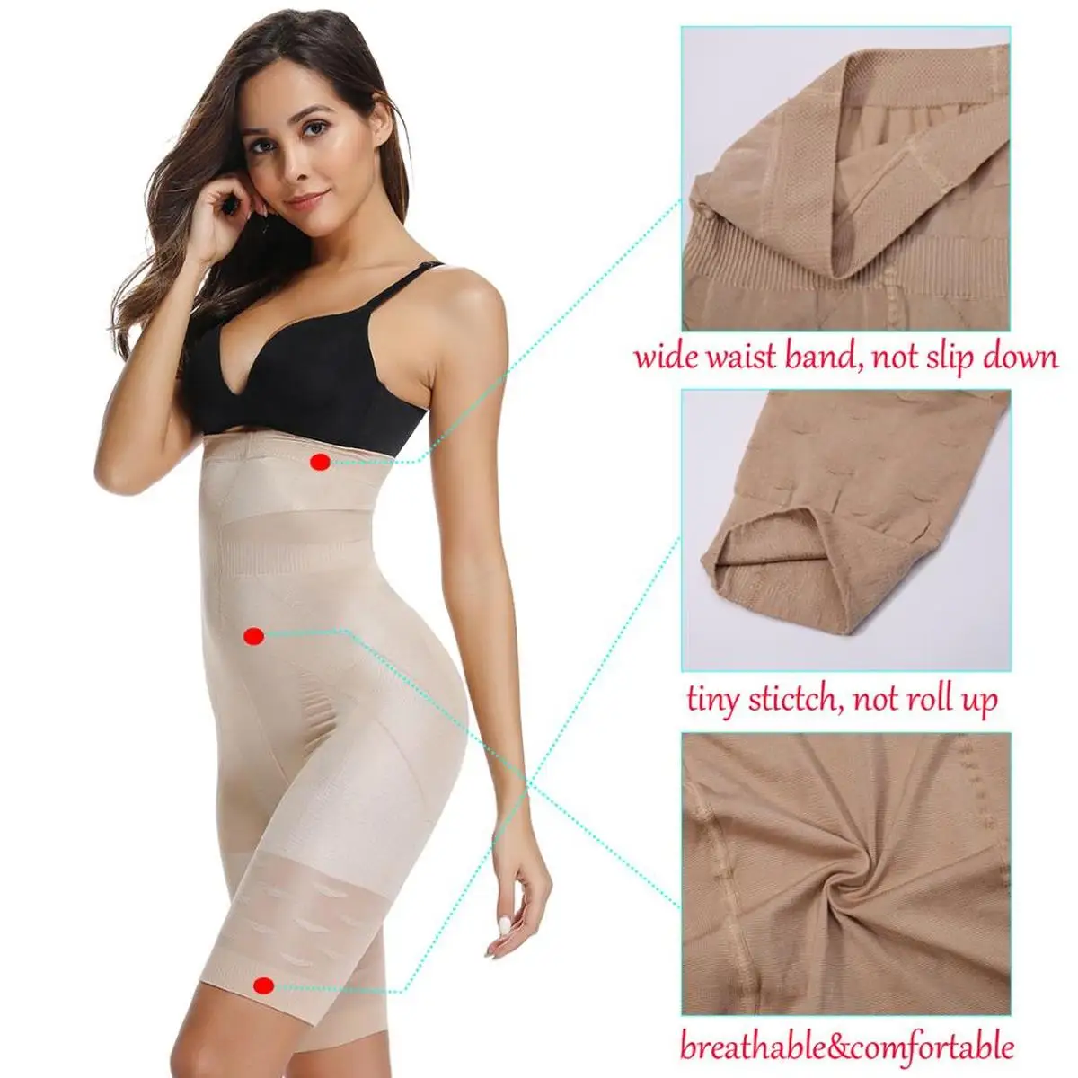 Корректирующее белье для живота Утягивающее нижнее шорты штаны облегающий пояс