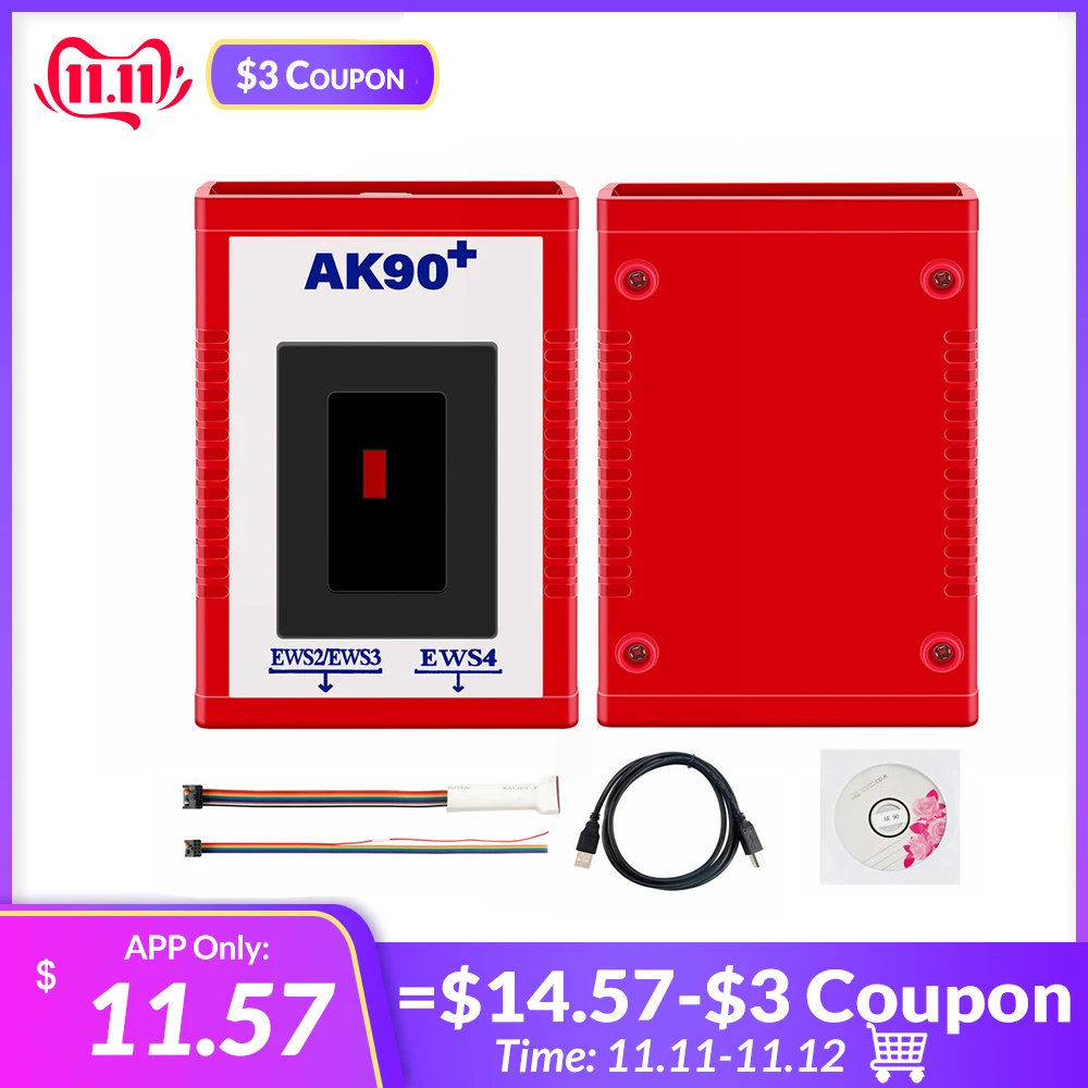 

Factory Price Latest V3.19 AK90 Key Programmer AK90+ For BMW EWS From 1995-2005 OBD2 Copy Car Keys