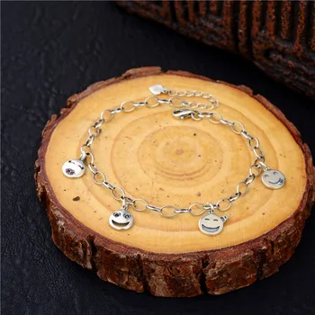 

Smiley Pendant 100% Sterling Silver S925 Bracelet Christian Boutique Women's Bracelet Silver 925 Fashion Jewelry
