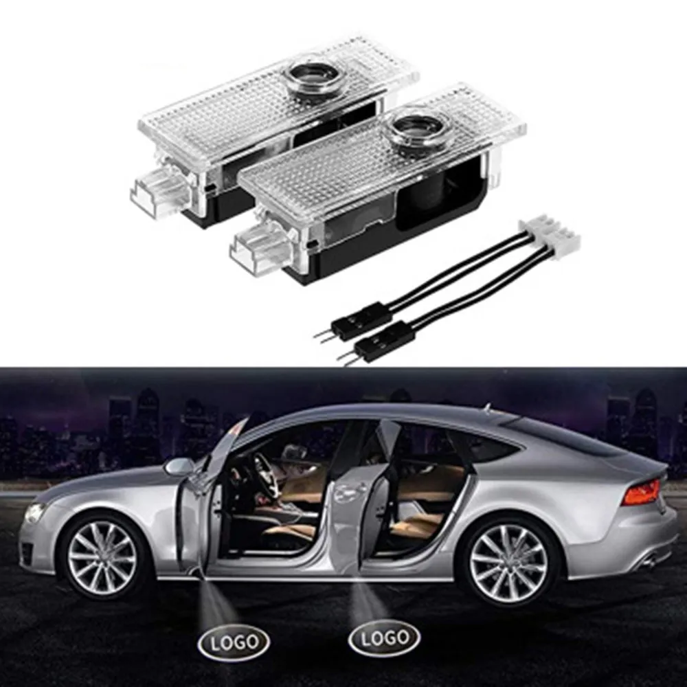 2 шт. автомобильная светодиодная лампа-эмблема для двери автомобиля Land Rover Range