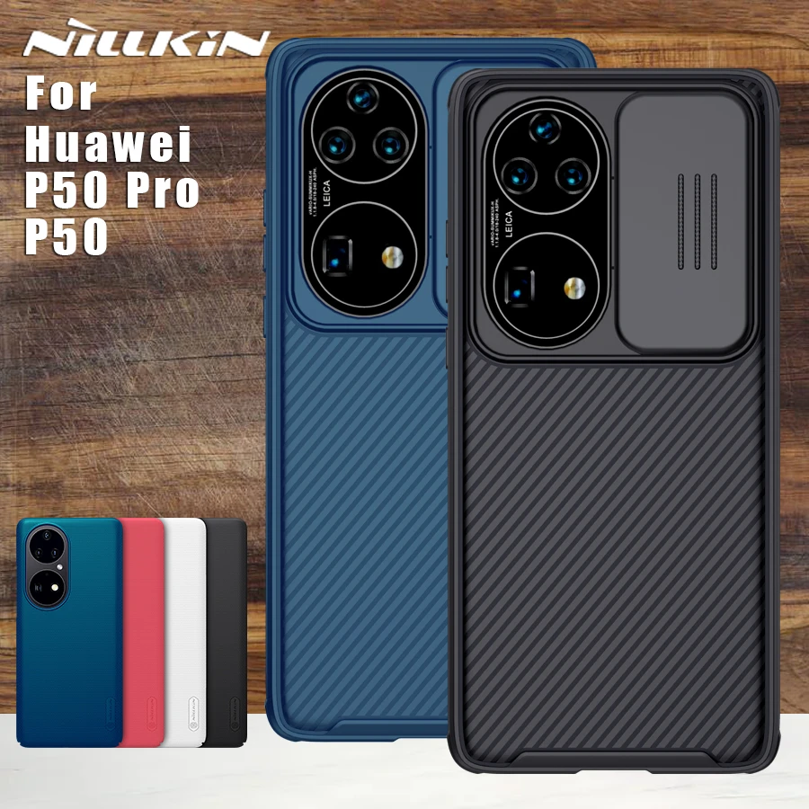 Nillkin for Huawei P50 Pro case Back cover CamShield Camera Protection Lens Case for Huawei P50 5G