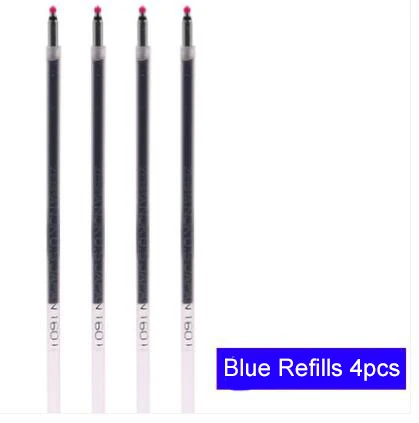 Blue Refills 4pcs Zebra Sarasa мульти 4 цвета 0,5 мм гелевые чернила мульти ручка 0,5 мм карандаш - Цвет: Blue Refills 4pcs