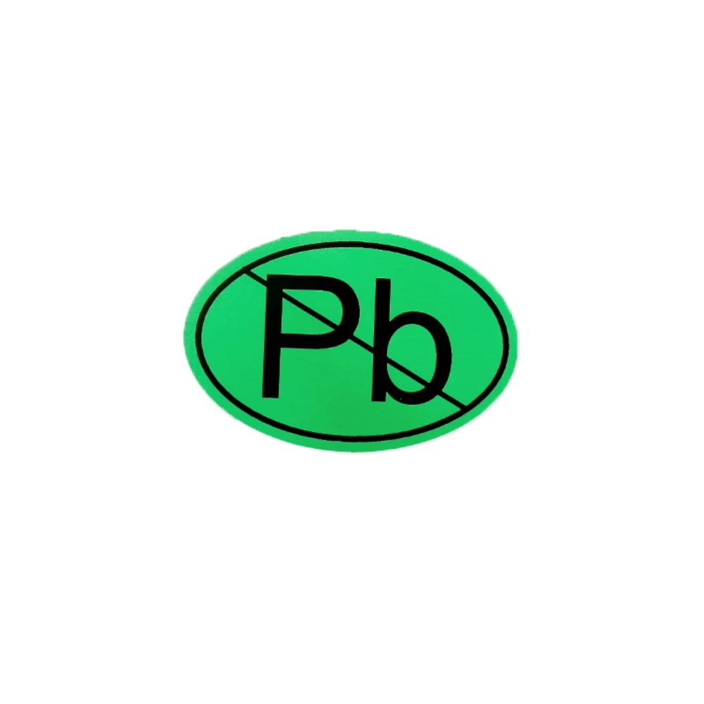 

European Norm Case Label Customizable 200PCS Environment Self-adhesive Green Stickers