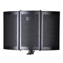 Microphone de Studio pliant bouclier d'isolement enregistrement panneau de mousse absorbeur de son outil d'enregistrement professionnel