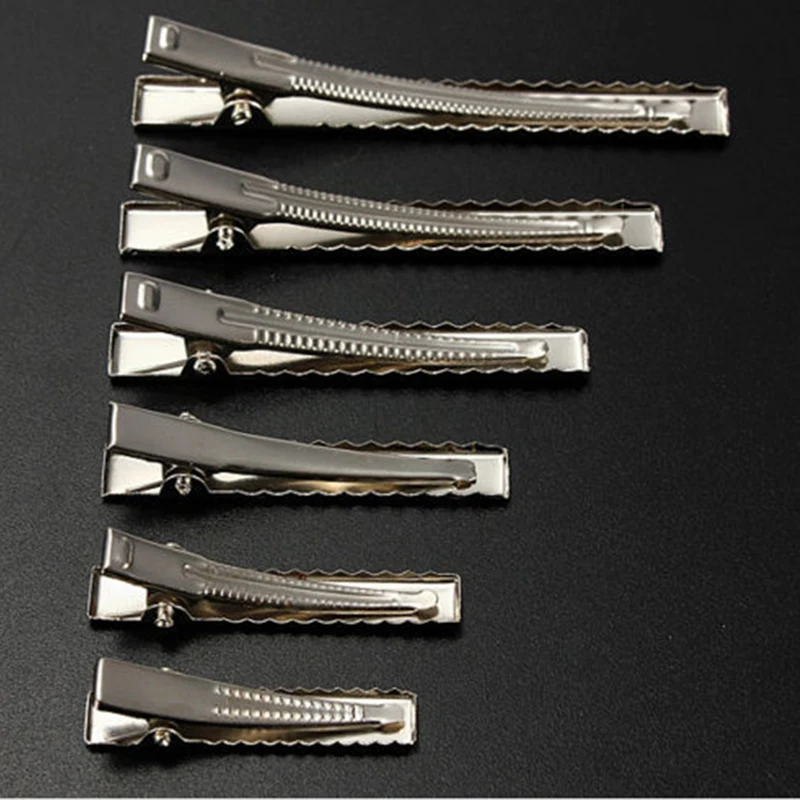 Description Picture 2 of item50pcs/lot Metal Crocodile Clips Cable Lead Testing Metal Alligator Clips Clamps Hair Clips Hairpins 35mm-75mm