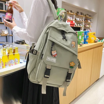 

Women's Backpack 2020 New Fashion Schoolbag Korean Student Trend Waterproof Casual Portable Backpacks A316