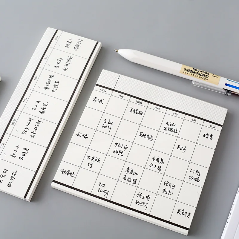 

Daily Weekly Planner Notebook Caderno Mini 2020 School Libretas Cuadernos Note Book Agendas Cadernos Small Notepad Stationery