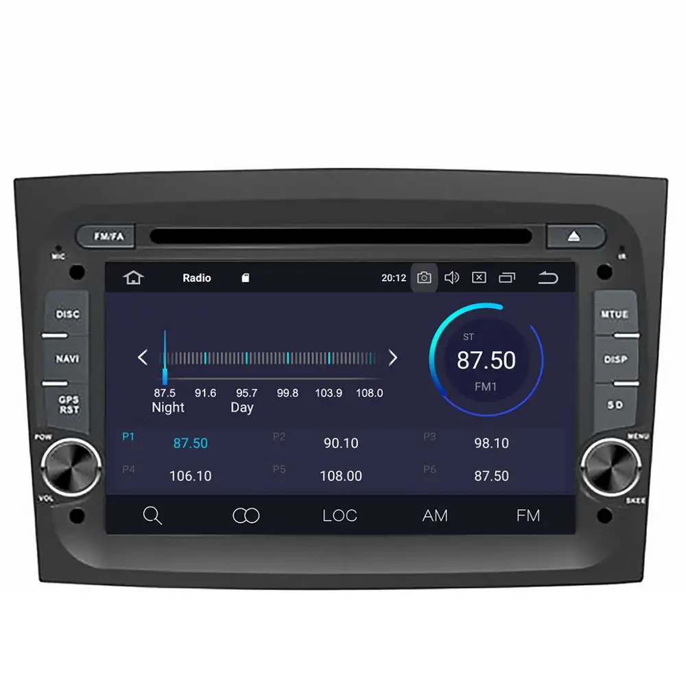Cheap Car DVD Player Android 9 GPS Navigation Headunit for FIAT DOBLO 2016 2017 2018 Auto Stereo radio Multimedia player head unit IPS 5