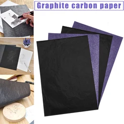 Feuilles de copie de transfert de papier carbone, 100 pièces, traçage Graphite A4 pour Art sur toile en bois 
