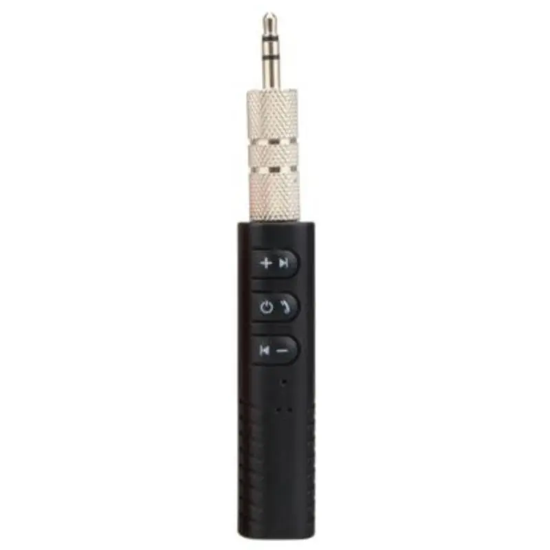 1 шт. Мини 3,5 мм разъем Bluetooth автомобильный комплект Handsfree Музыка Аудио приемник адаптер автомобильный Bluetooth AUX - Название цвета: Черный