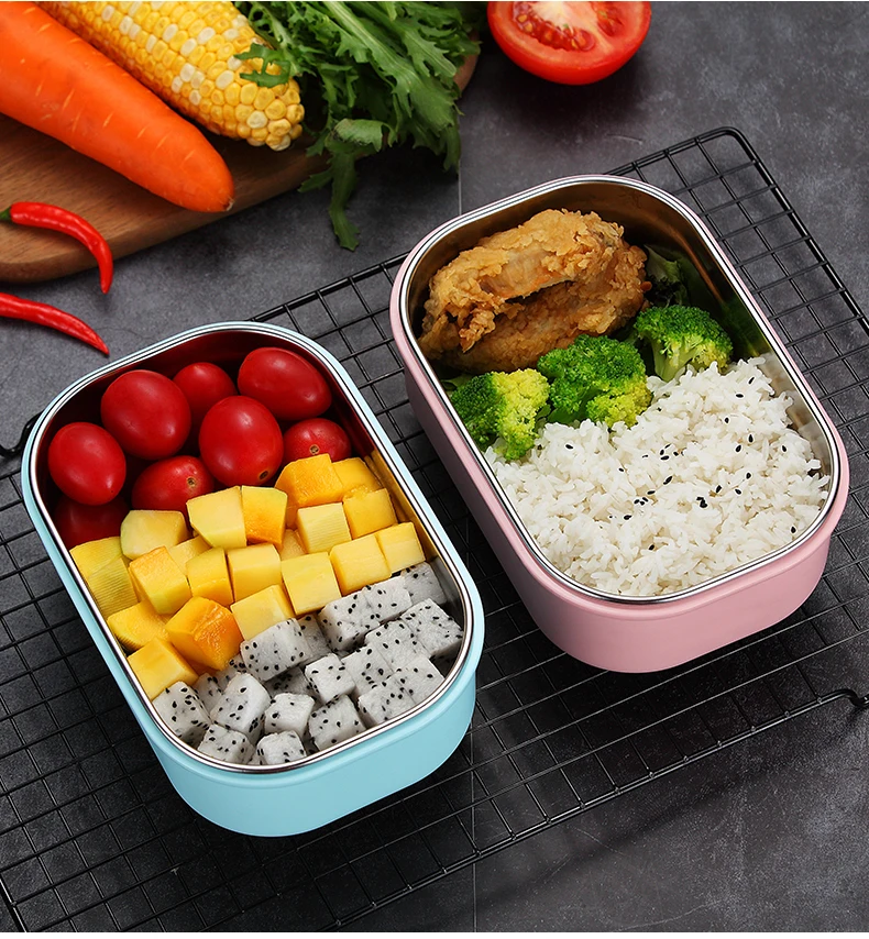 VandHome, японская 304, нержавеющая сталь, Bento Box, микроволновая печь, Ланч-бокс для детей, школьная коробка для фруктов, еда, герметичный контейнер для ланча