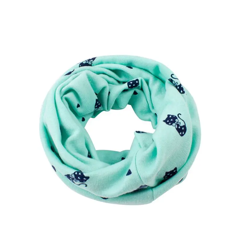 18 New Autumn Winter Children Scarf Baby Bibs Baby Girl Boy Scarves O Ring Lovely Kids Collars Child Ring Scarf - Цвет: 18