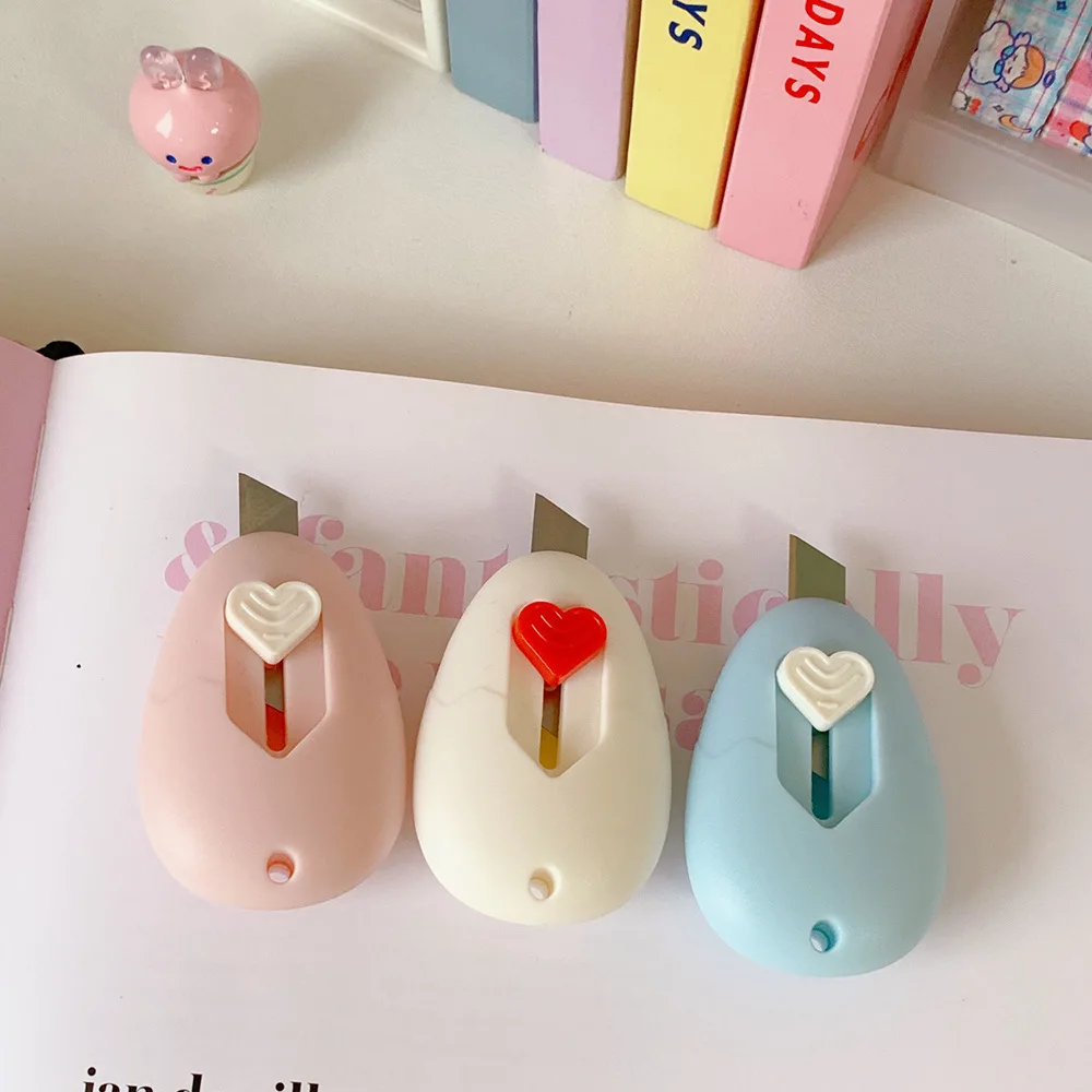 Cute Mini Portable Small Utility Knife Demolition Letter Opening Sticker Paper Knife Wallpaper Student Box Cutter Kawaii