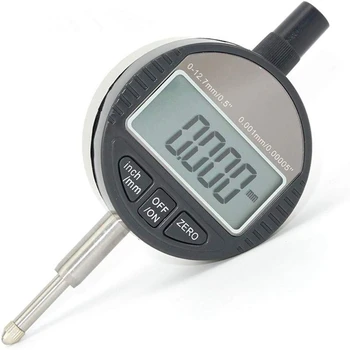 

HOT-0.001Mm/0.00005 inch Dial Mini Indicator Measurement Instrument Precision Digital Electronic Micrometer Gauge Tool 0-12.7Mm