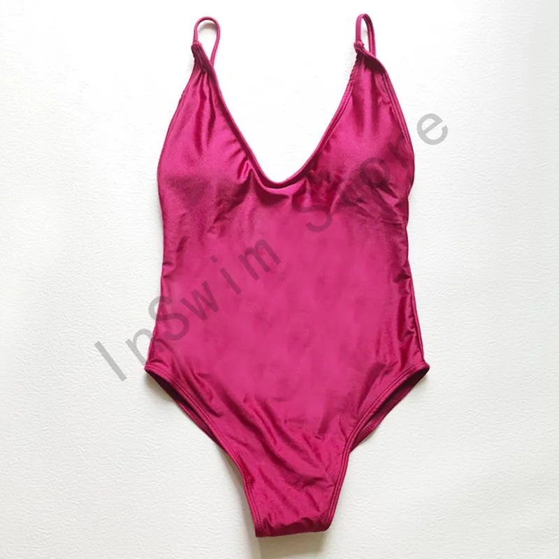 Women One Piece Swimsuit Adjustable Straps Backless Bathing Suit