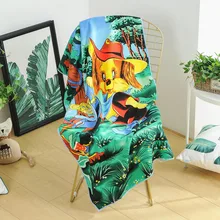 Быстросохнущее пляжное полотенце из микрофибры серии животных, защищенное от солнца, от песка, Пылезащитная шаль 70X140 квадратная шаль