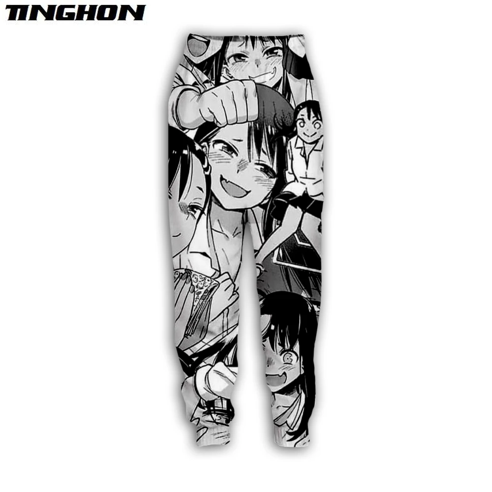 

New Fashion Male/Female Joggers Pants Painting Nagatoro 3D Printed Streetwear Casual Trousers Sweatpants