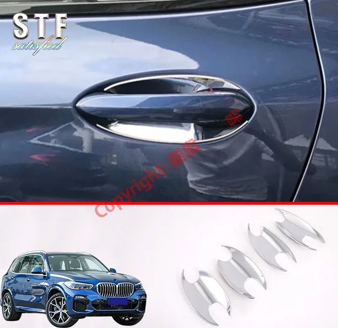 

ABS Chrome Door Bowl Trim For BMW X5 G05 2019 2020 Car Accessories Stickers