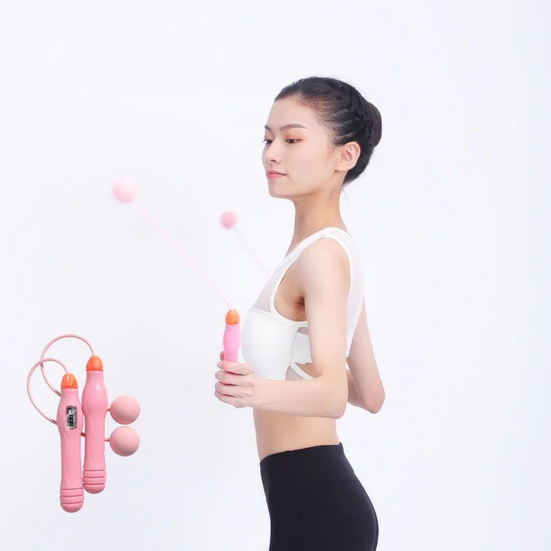 

Weighted Digital Jump Rope Cable Rapid Speed Jumping Rope Steel Skipping Rope Gym Fitness Home Exercise Workout Slim Body