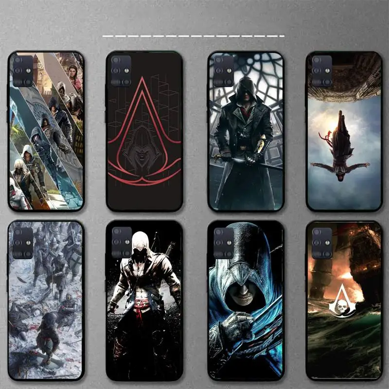 Мягкий чехол для телефона с играми Assassins Creed Samsung S21 S30 S10 S9 S8 S7 S6 S5 plus lite | Мобильные