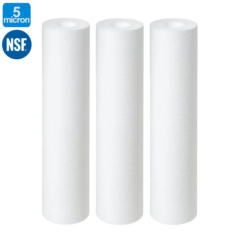 

5 micron Water Filter Cartridge Pentek PP Sediment P5 NSF Certified Water Purifier