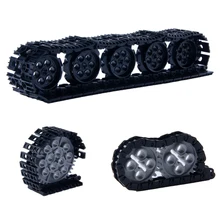 Tank Robot Chassis Wheel Kit Toy Tracked Technical Parts Functions Servo Motor PF Sets Building Blocks Compatible All Brands