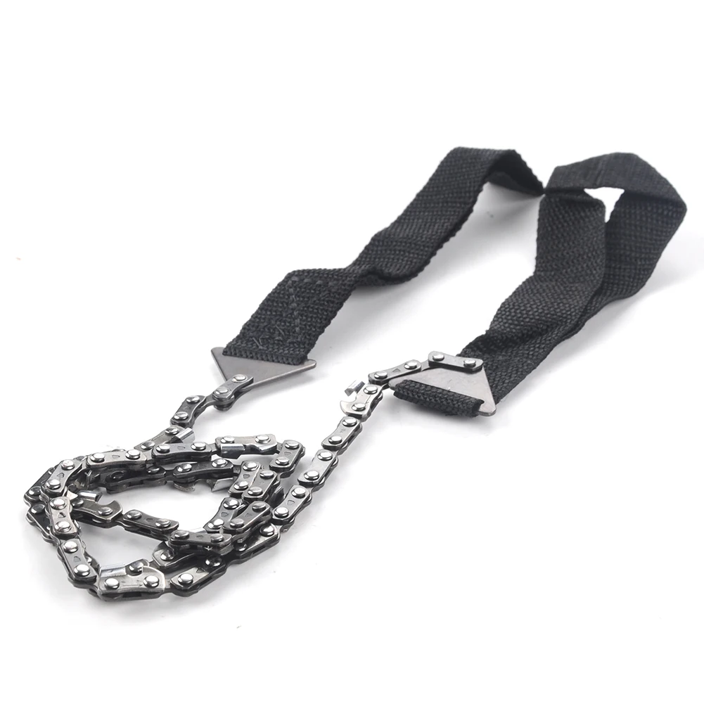 

Survival Chain ChainSaw For Camping Kit Garden Hand Tool Bushcraft Pocket Gear