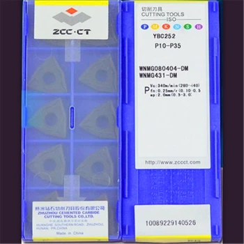 

10pcs WNMG080404-DM YBC252 Suitable for processing steel parts Free shipping