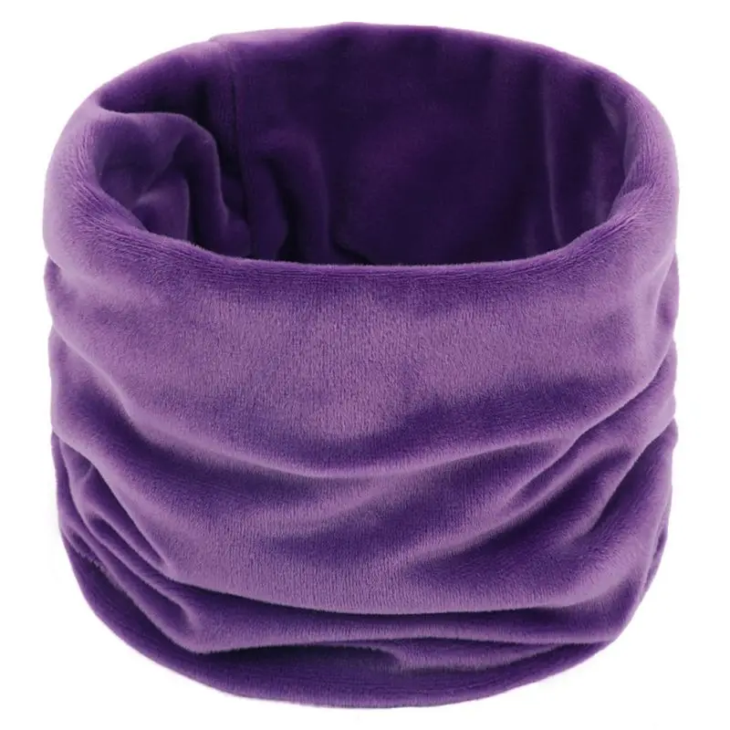 Зимний Одноцветный шарф-кольцо, винтажный женский шарф для шеи, теплый шарф, Новинка