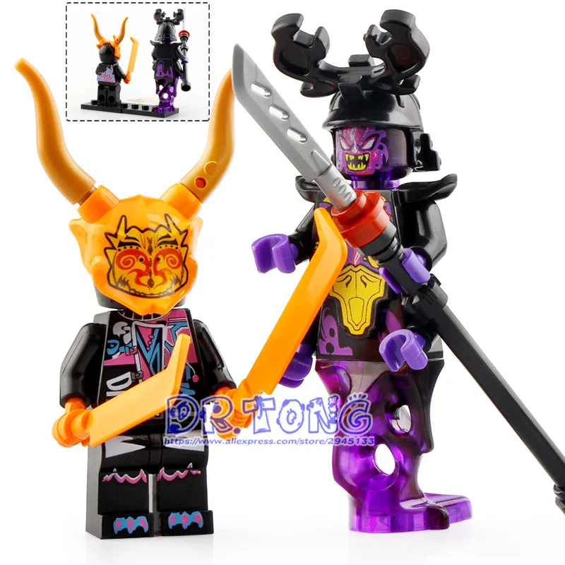 240PCS Ninja Action Figures Master Wu NYA Cole KAI Lloyd ZANE JAY Ninja Figure Building Blocks Bricks Children Toys DG1001