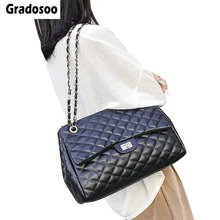 Gradosoo, сумки через плечо, большая вместительность, сумки с верхней ручкой для женщин, сумки на цепочке из искусственной кожи, женские роскошные сумки, женские HMB654