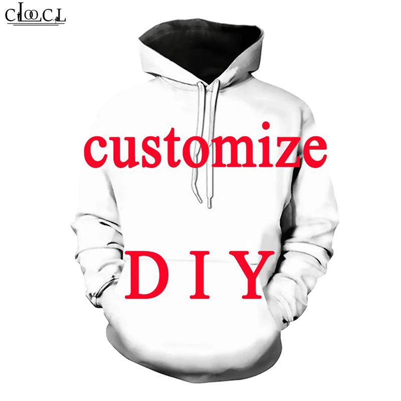 

Casual Hoodies 3D Print DIY Personalized Design Sportswear Men Women Own Image/Photo/Star/Singer/Anime Harajuku Tops M197