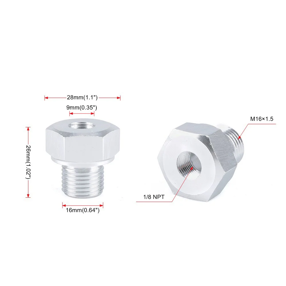 Adaptateur de pression d'huile, raccord LS, jauge d'échange