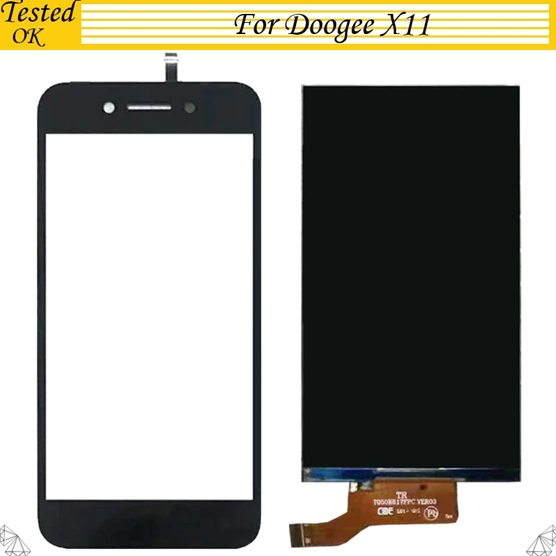 100 Tested Working For Doogee X11 LCD Display Touch Screen Digitizer