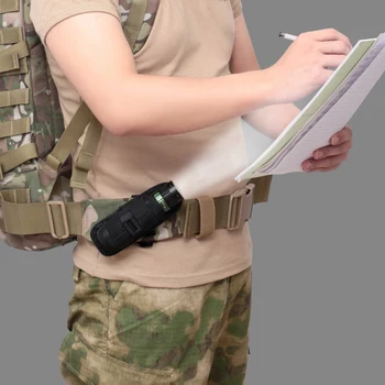 

Portable 360 Degrees Flashlight Pouch Holster Tactical Rotatable Torch Cases For Belt Torch Cover Holder Hunting Bag