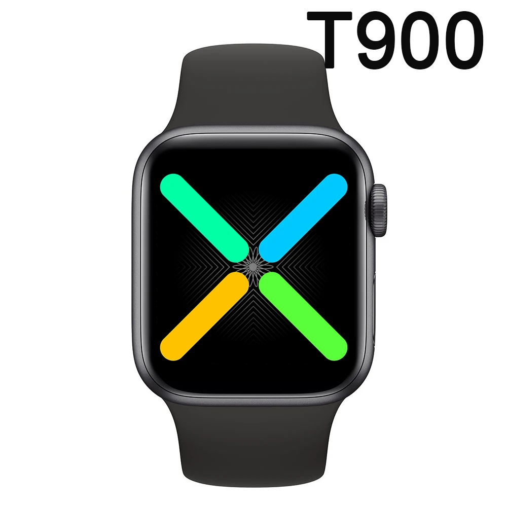 Reloj inteligente T900 para hombre y mujer, pulsera completamente táctil con llamadas, Bluetooth, monitor de ritmo cardíaco y Fitness, novedad de 2021
