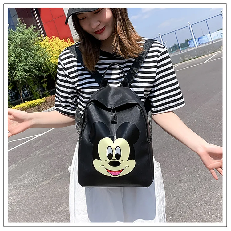 Disney Микки Маус женский походный рюкзак принцесса большая школьная сумка для девочки милый рюкзак женская модная сумка-клатч Минни сумка на плечо