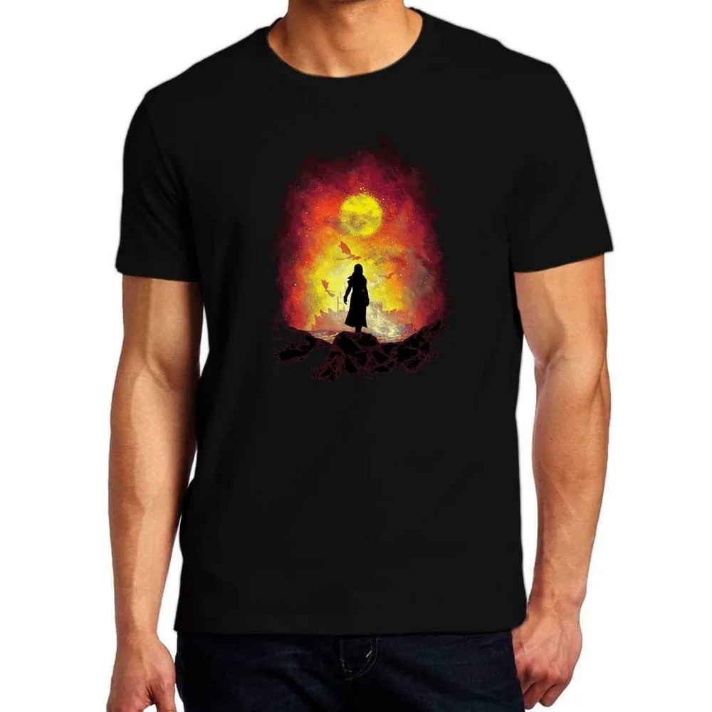 Футболка Born Of Fire удобная футболка повседневная мужская черная Размеры S-Xxl