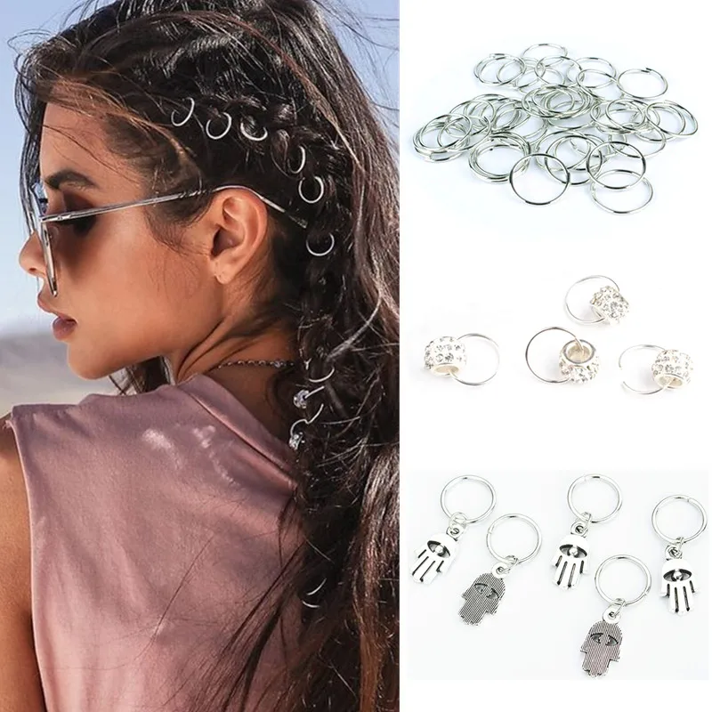 Big Sale Cuffs-Rings Clips Jewelry Clasps-Accessories Charms Hair Braid Dreadlock Beads Hip-Hop-Style AjXNe9ENBmx